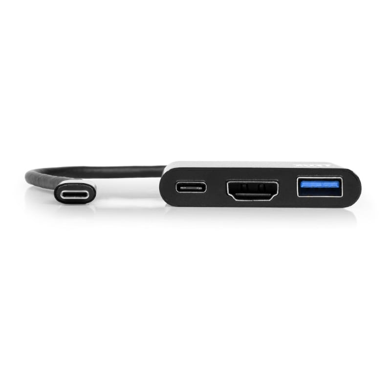 Port USB Type-C to 1 x HDMI|1 x USB3.0|1 x Type-C 60W PD Dock – Black