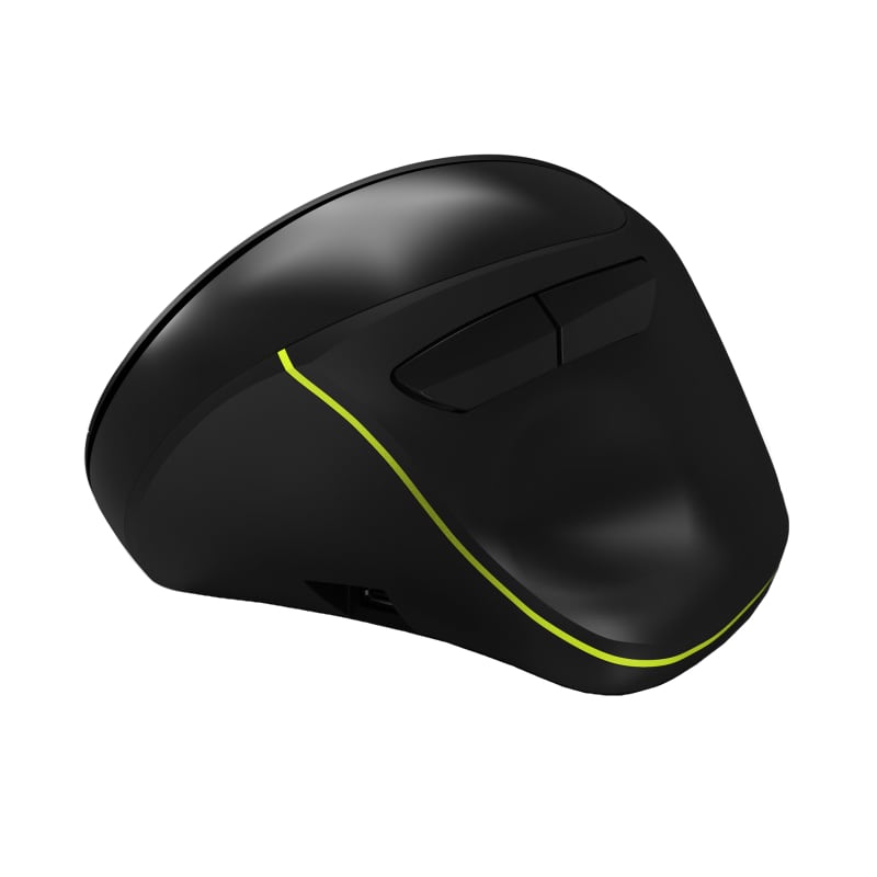 Port Connect Wireless Rechargeable Ergonoc Mouse Bluetooth – Black