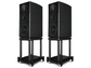 Wharfedale ELYSIAN 2R Standmount Loudspeaker with Speaker Stands- Pair (Black)