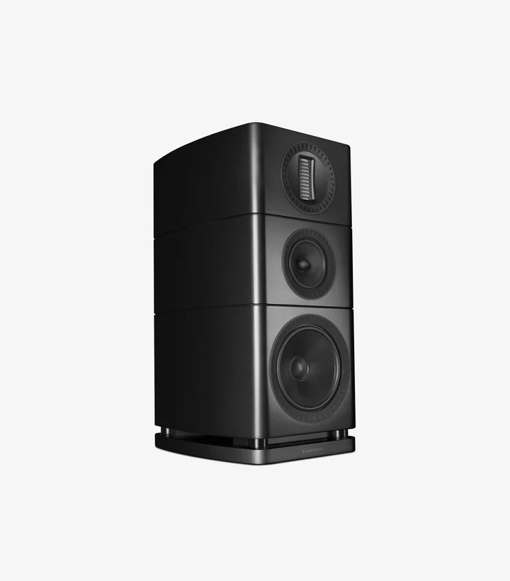 Wharfedale ELYSIAN 2R Standmount Loudspeaker with Speaker Stands- Pair (Black)