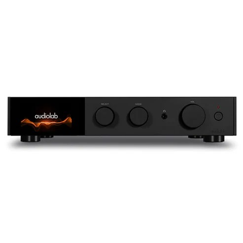 Audiolab 9000A Integrated Amplifier (Black) + Wharfedale Aura 4 Floorstanding Speakers - Pair (Black)