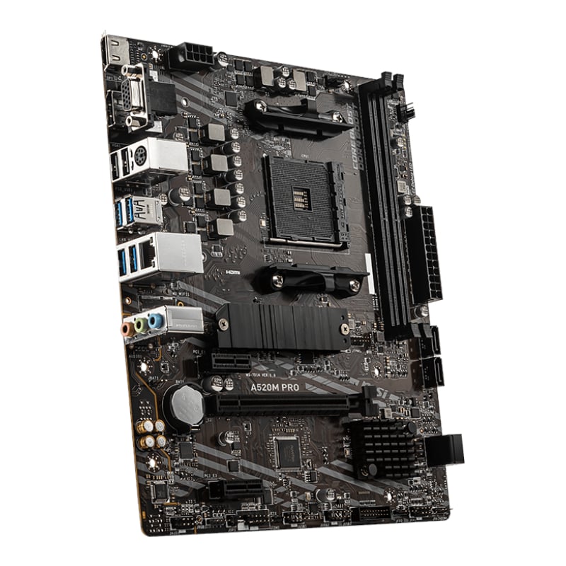 MSI A520M-PRO AMD AM4 MATX Gaming Motherboard