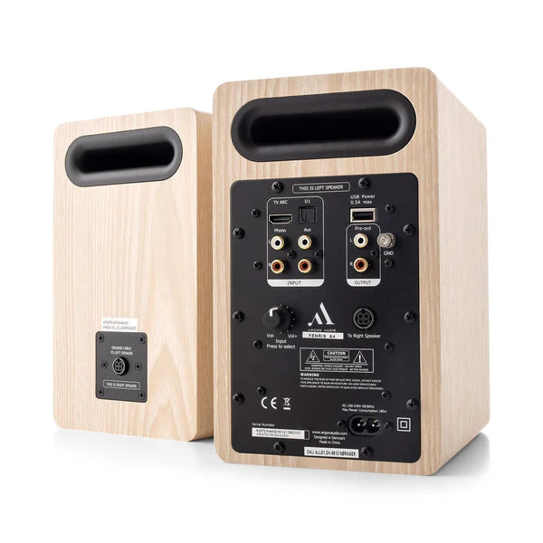 Argon Audio Fenris A4 Active Bookshelf Speakers - Each (Ash)