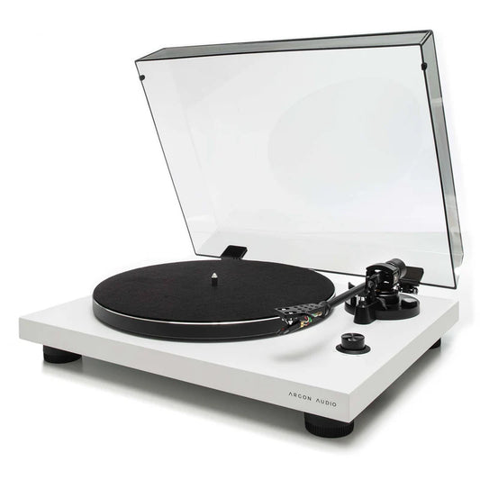 Argon Audio TT-3 Turntable - White (Matte Lacquer)