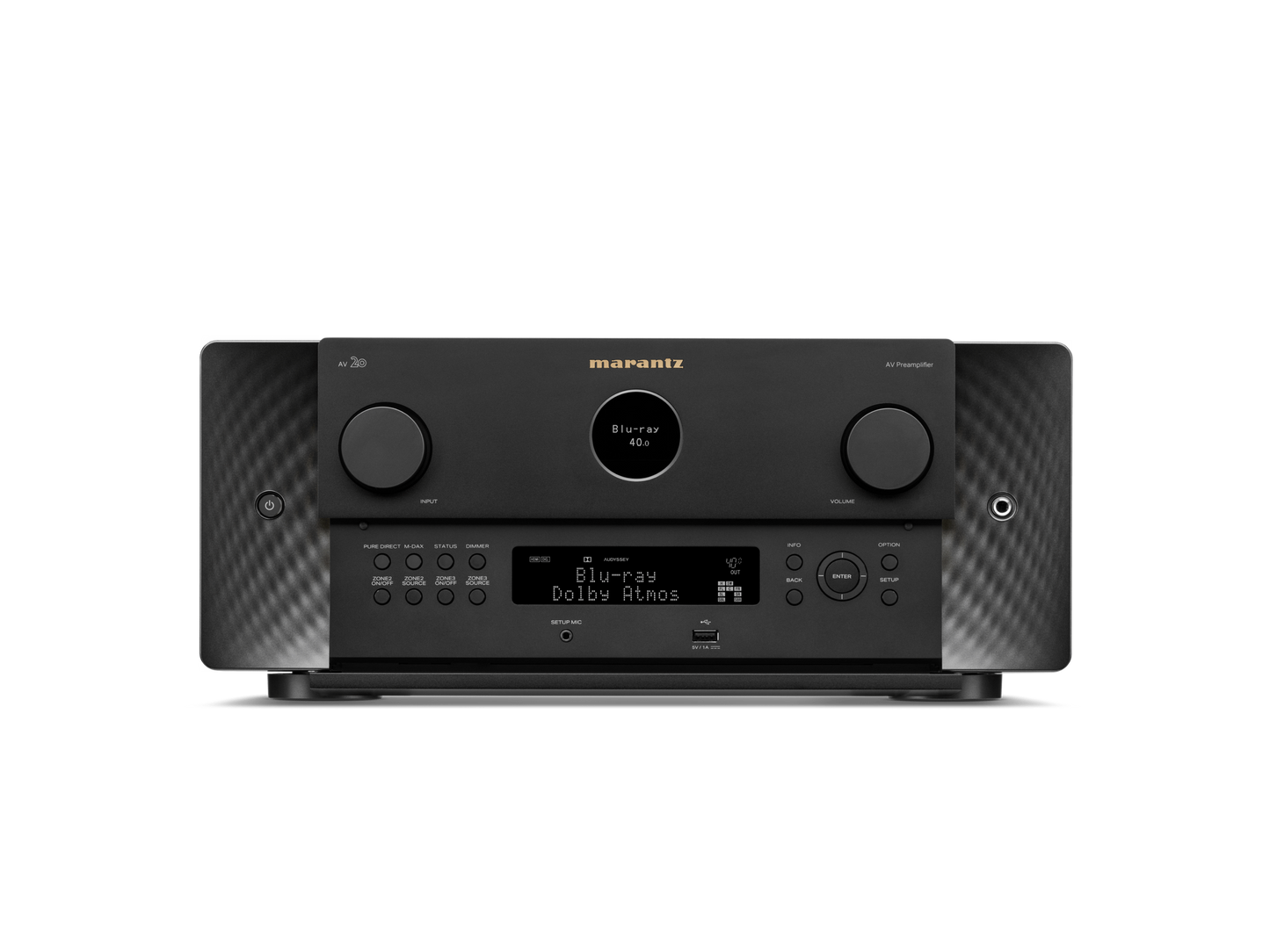 Marantz AV 20 Reference 13.4 Channel Balanced AV Preamplifier and Powered by HEO - Black