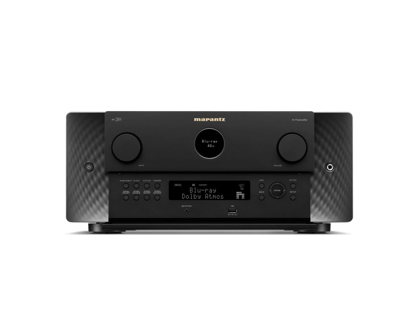 Marantz AV 30 11.4-Channel Balanced AV Preamplifier Powered by HEOS™ (Black)