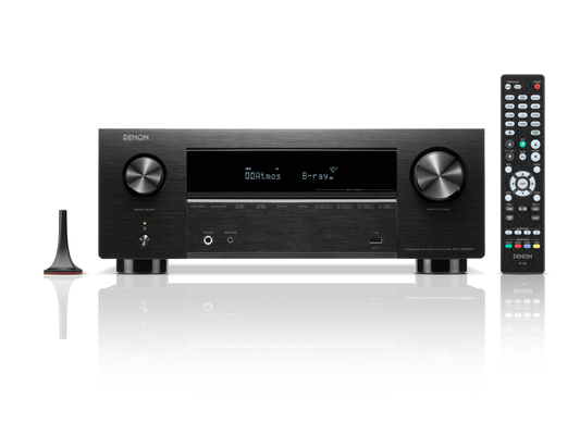 Denon AVC-X2850H 7.2 Ch. 95W 8K AV Amplifier with HEOS® Built-in -Each (Black)