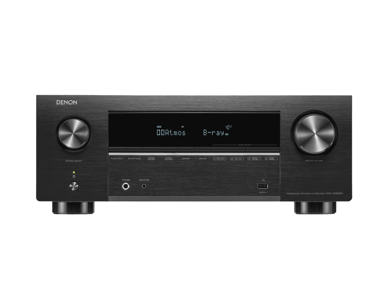 Bowers & Wilkins 603 S3 5.1 Home Theatre System (Black) + Denon AVC-X3800H AV Receiver (Black)