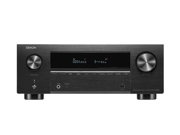 Denon AVC-X3800H 9.4 Ch. 1 AV Receiver - Black + Denon Home 150 NV Compact Wireless Speaker - Each (Black)