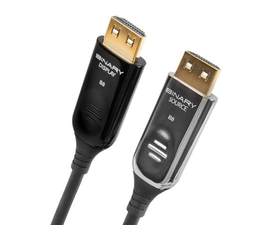 Binary B8 Series Active 4K Ultra HD with HDR High Speed Fiber Optic HDMI Cables - 20m - Each