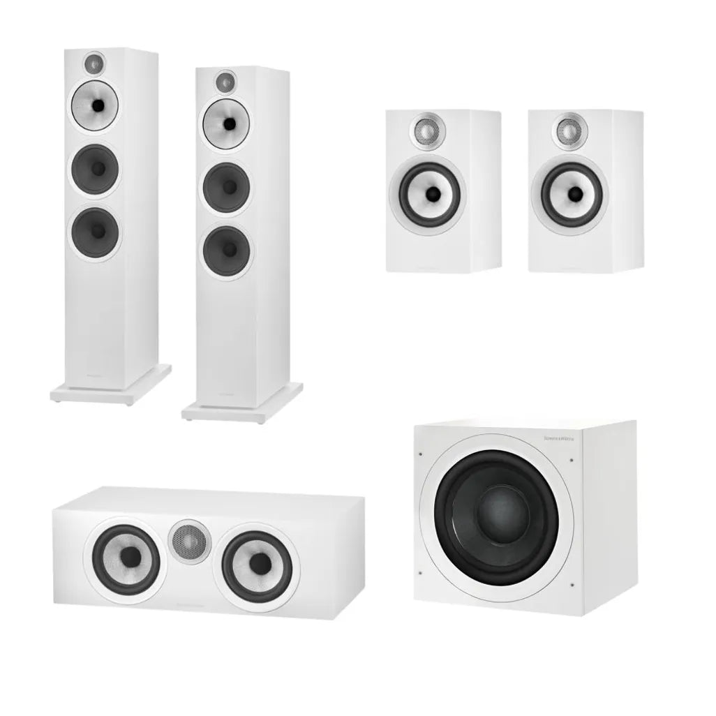 Bowers & Wilkins 603 S3 5.1 Home Theatre System - White