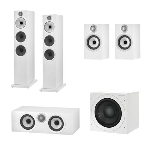 Bowers & Wilkins 603 S3 5.1 Home Theatre System - White