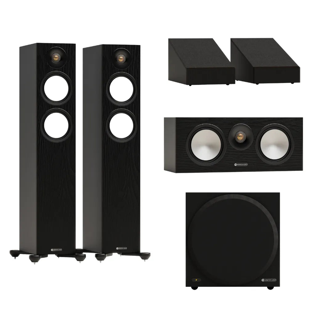 Monitor Audio Bronze 300 5.1 Home Theatre System (Black)