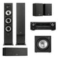 Polk Audio Monitor XT60 5.1 Home Theatre System (Black) + Denon AVR-S670H AV Receiver (Black)