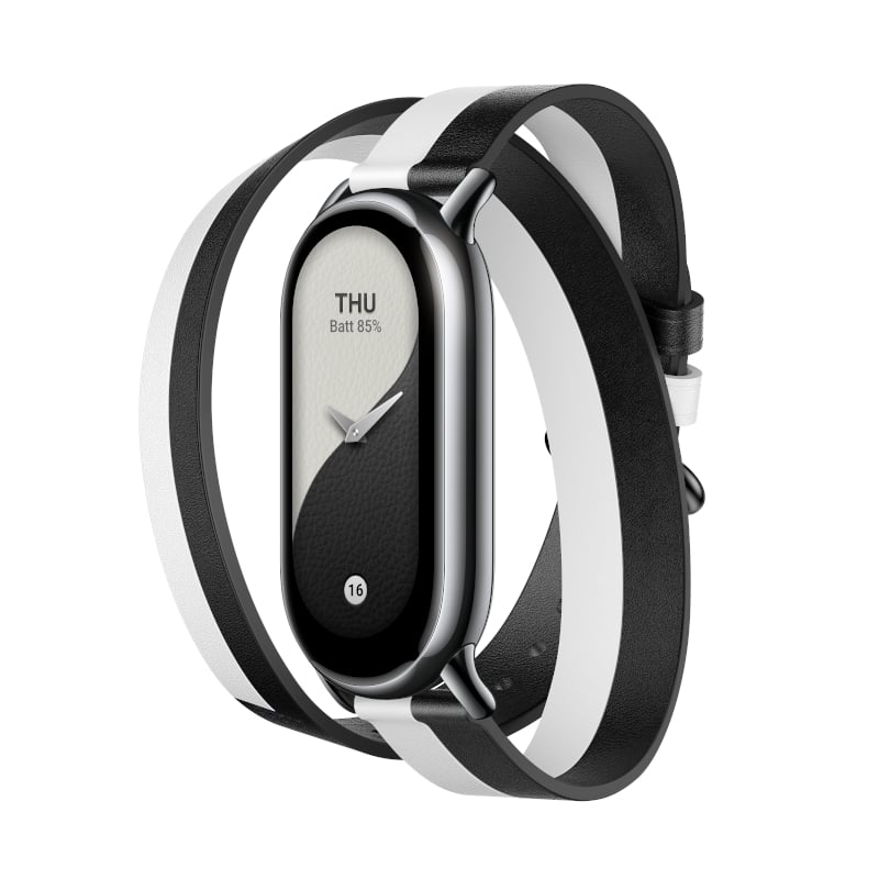 Xiaomi Smart Band 8 Double Wrap Strap – Black and white