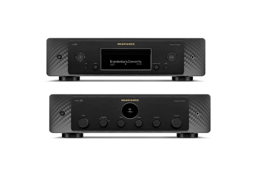 Marantz CD50N Network CD Player (Black) + Marantz Model50 Stereo Integrated Amplifier (Black)