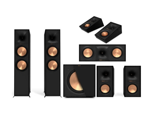 Klipsch R-800F 5.1.2 Home Theatre Package - Black