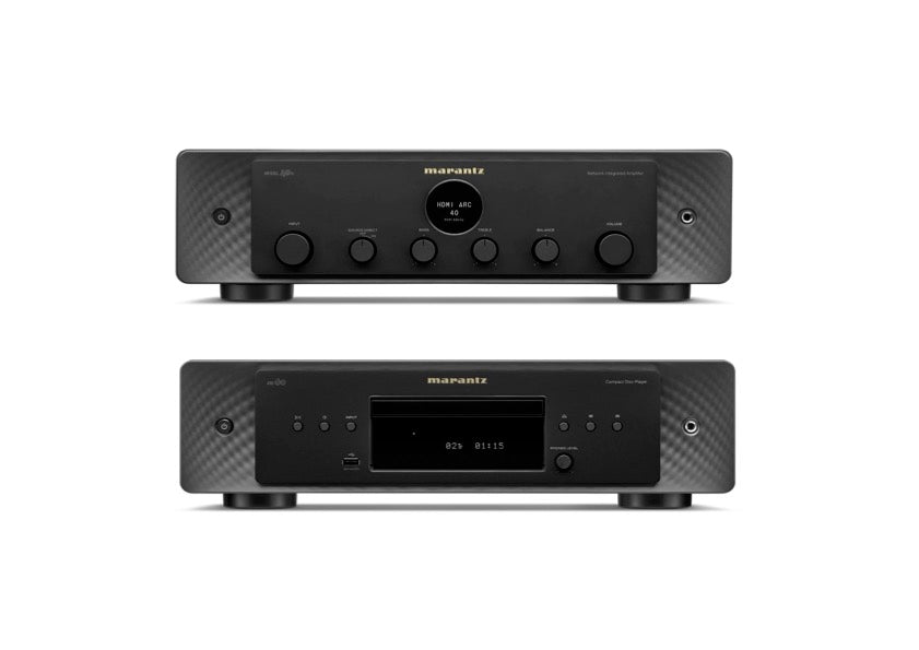 Marantz CD60 CD Player (Black) + Marantz Model40N Integrated Amplifier (Black)