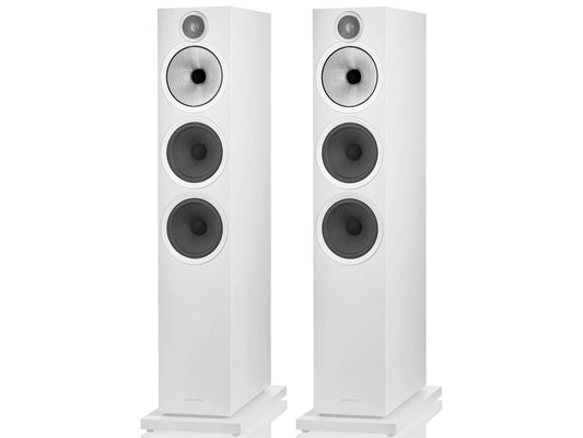 Bowers & Wilkins 603 S3 Floorstanding Loudspeaker - Pair - White
