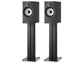 Bowers & Wilkins 606 S3 Bookshelf Speaker - Pair (Black) + Denon HEOS Amp HS2 (Silver)