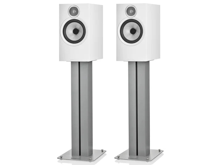 Bowers & Wilkins 606 S3 Bookshelf Speaker - Pair (White) + Wiim Ultra Streamer (Grey) + WIIM Vibelink Amp (Grey) (Copy)