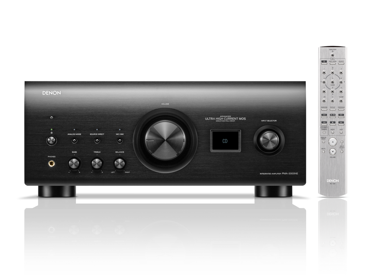 Denon PMA-3000NE 2 Ch. 160W Integrated Amplifier with MM/MC phono stage - Black