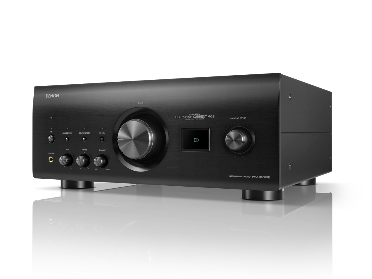 Denon PMA-3000NE 2 Ch. 160W Integrated Amplifier with MM/MC phono stage - Black