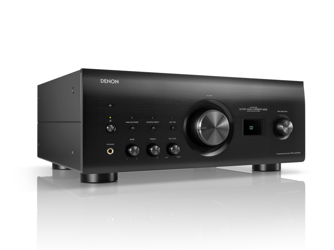 Denon PMA-3000NE 2 Ch. 160W Integrated Amplifier with MM/MC phono stage - Black