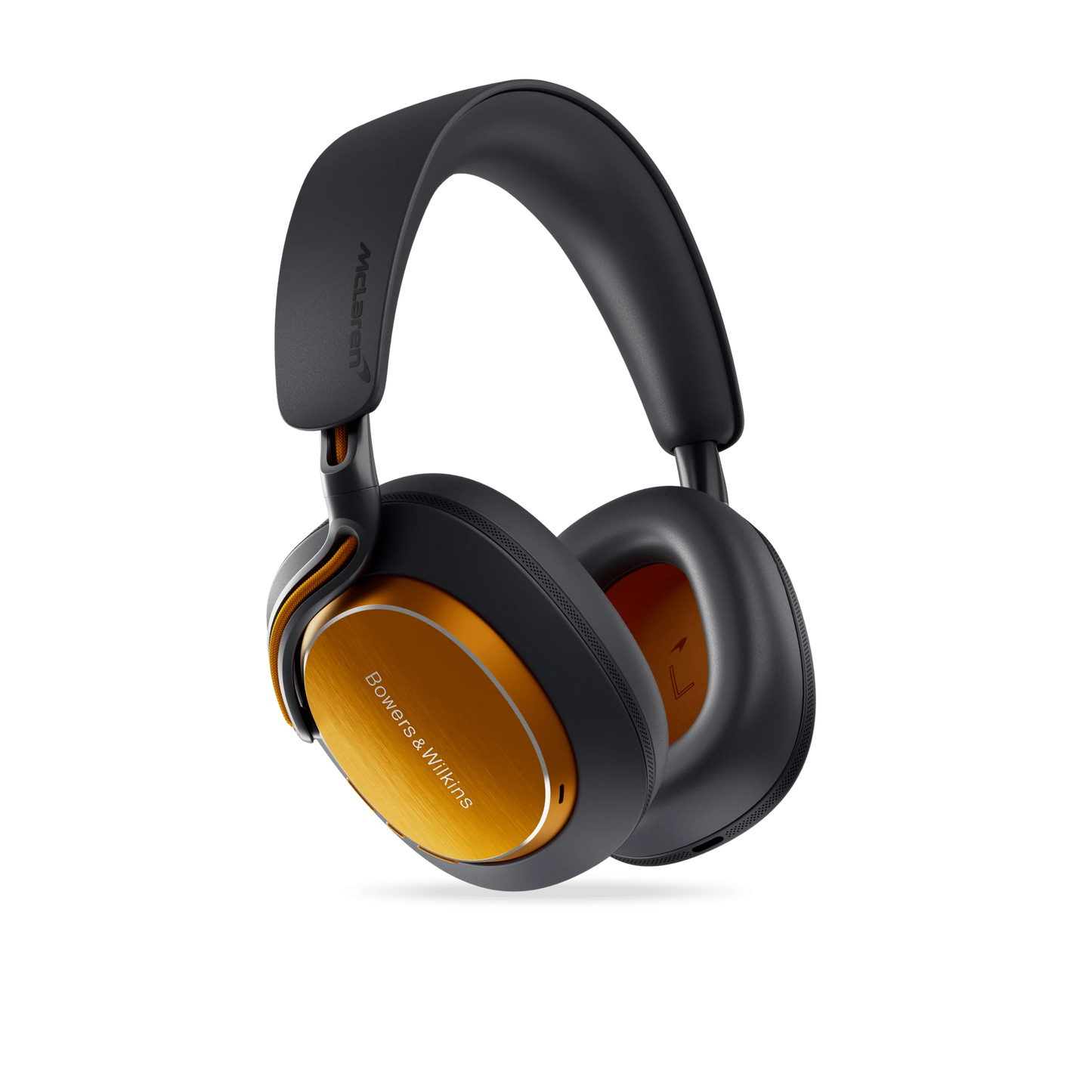 Bowers & Wilkins Px8 S2 McLaren Edition Over-Ear Noise-Cancelling Headphones (Anthracite Grey & Papaya)