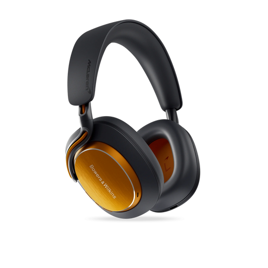 Bowers & Wilkins Px8 S2 McLaren Edition Over-Ear Noise-Cancelling Headphones (Anthracite Grey & Papaya)