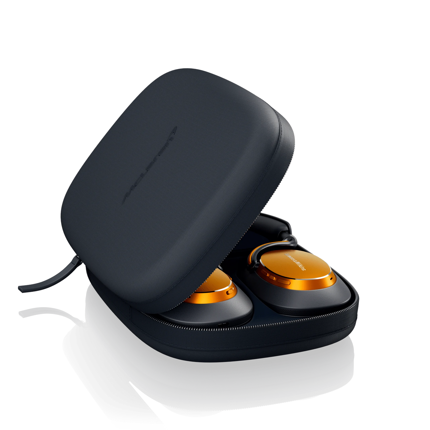 Bowers & Wilkins Px8 S2 McLaren Edition Over-Ear Noise-Cancelling Headphones (Anthracite Grey & Papaya)