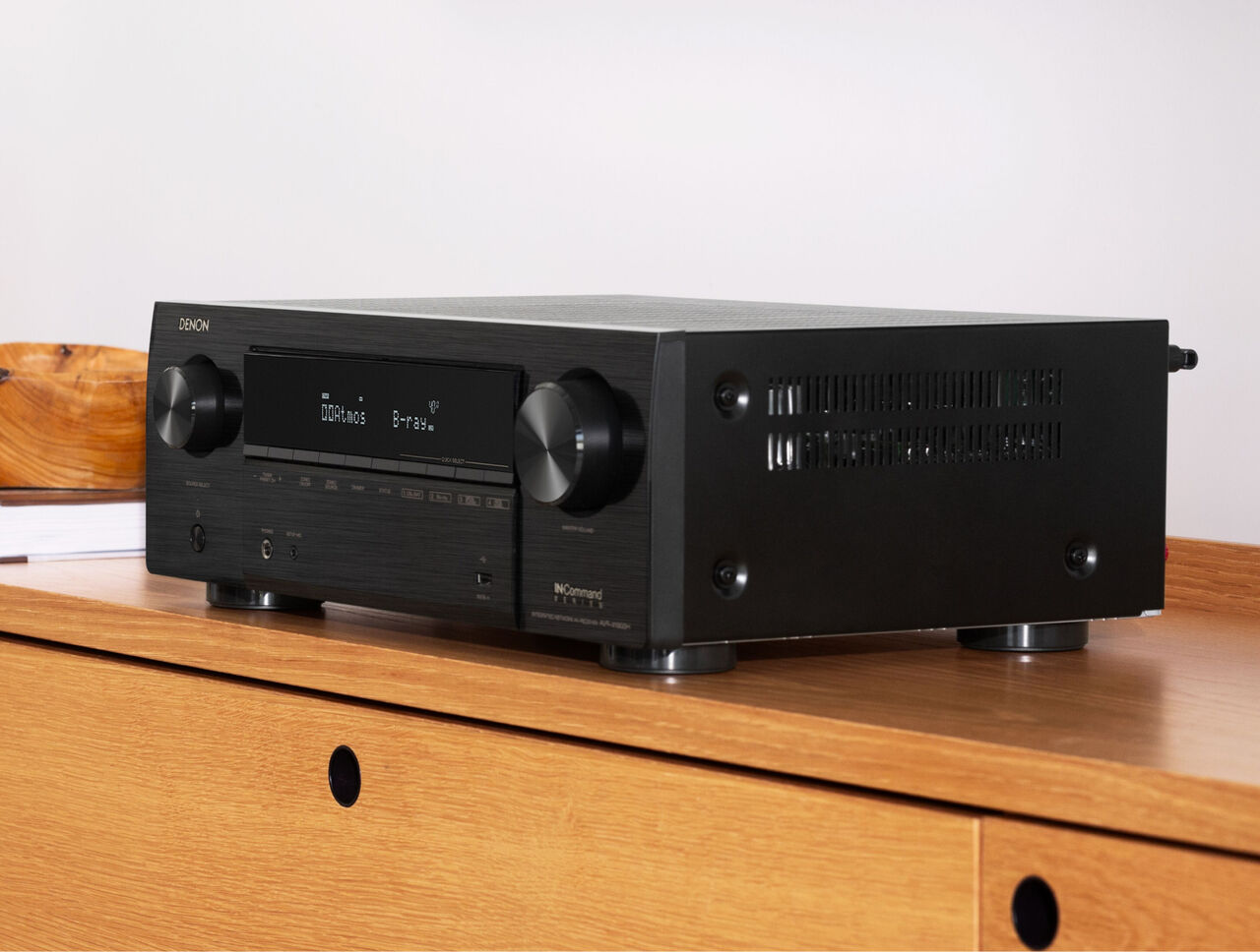 Denon AVR-X1800H 7.2 Ch. 80W 8K AV Receiver with HEOS® Built-in - Black