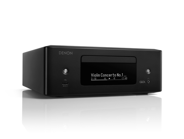 Denon CEOL N-12 Mini all-in-one Hi-Fi system with CD player, radio, Powered by HEOS™ - Black