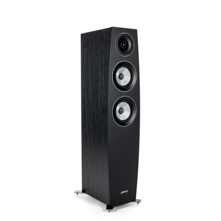 Jamo C95 II Floorstanding Speakers (Black) + Sonos Amp Stereo Amplifier (Black)