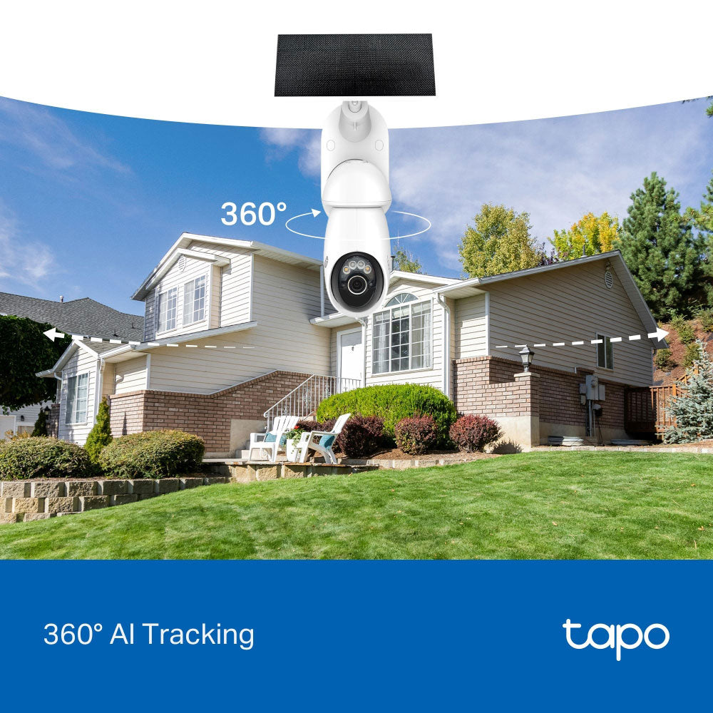 TP-LINK TAPO C660 KIT | 4K 8MP SOLAR-POWERED PAN/TILT SECURITY CAMERA KIT