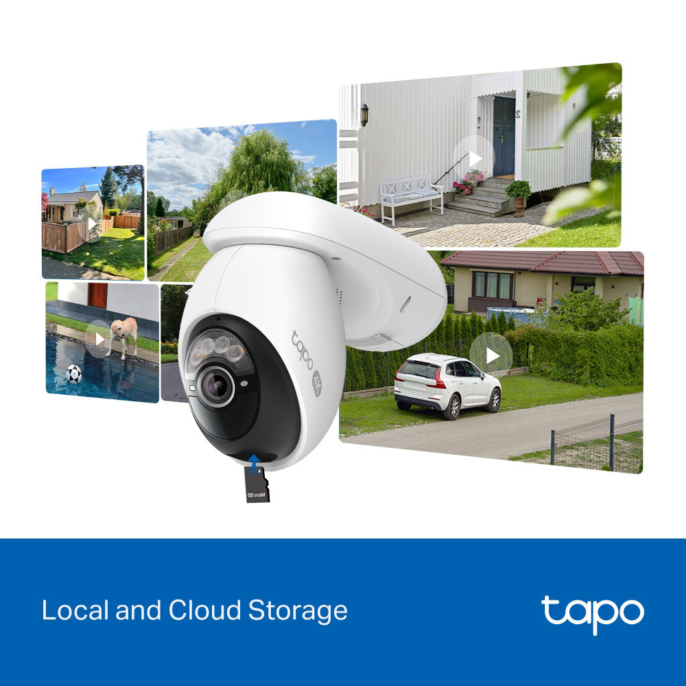 TP-LINK TAPO C660 KIT | 4K 8MP SOLAR-POWERED PAN/TILT SECURITY CAMERA KIT