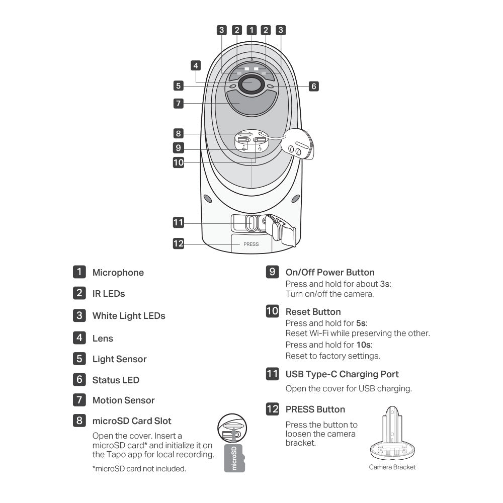 TP-LINK TAPO C660 KIT | 4K 8MP SOLAR-POWERED PAN/TILT SECURITY CAMERA KIT
