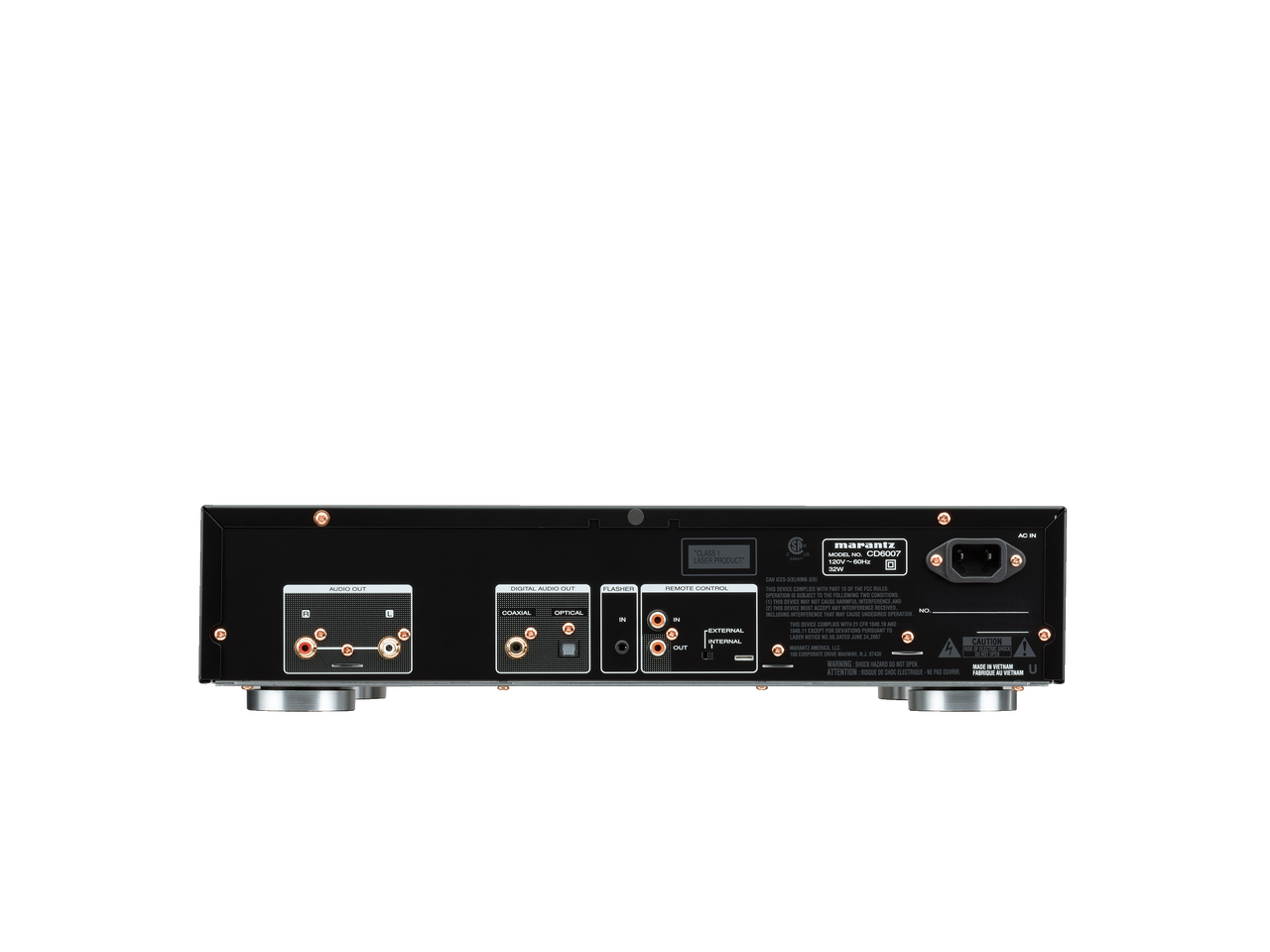 Marantz CD6007 CD Player (Black) + Marantz PM6007 Integrated Stereo Amplifier (Black)