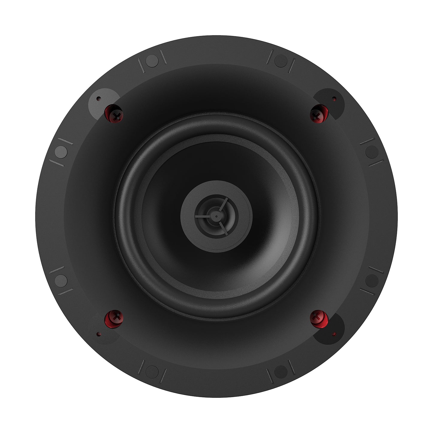 Klipsch CS-16-C II Custom In-Ceiling Speaker - Each - Black with White Grille