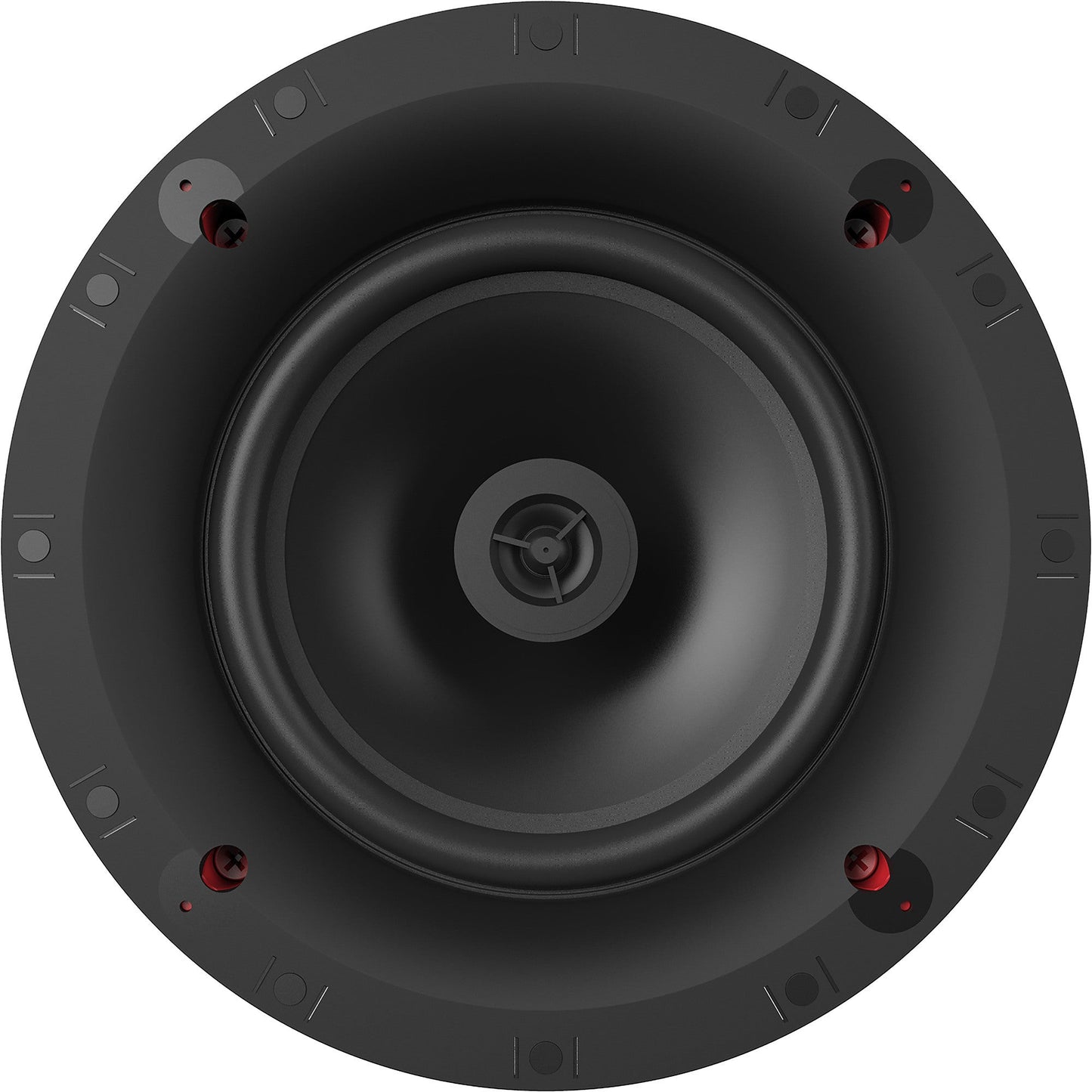 Klipsch CS-18C Custom In-Ceiling Speaker - Pair - Black with White Grille