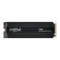 Crucial T705 2TB M.2 NVMe Gen5 with Heatsink NAND SSD