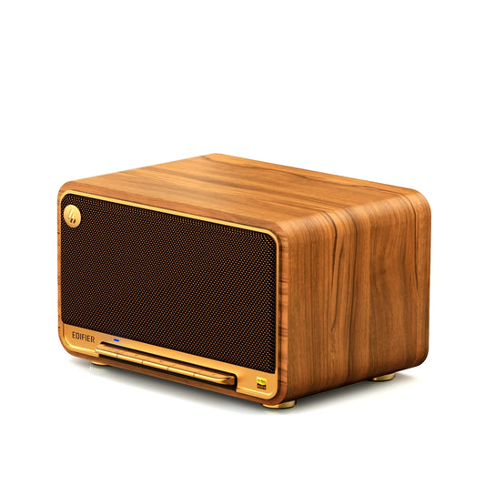 Edifier D32 Tabletop Wired & Portable Bluetooth Speaker - Each - Brown