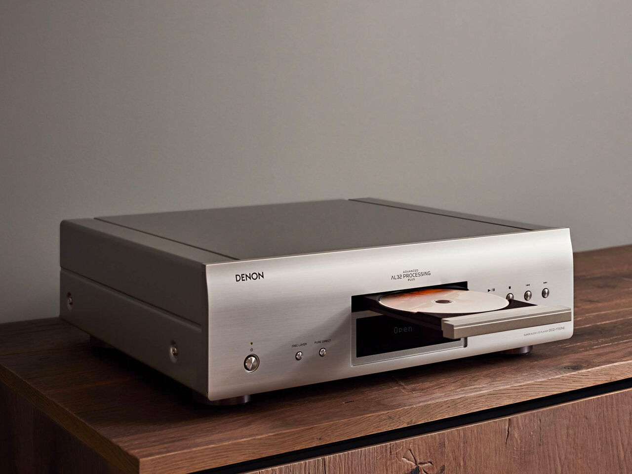 Denon DCD-1700NE CD/SACD player with Advanced AL32 Processing Plus - Silver