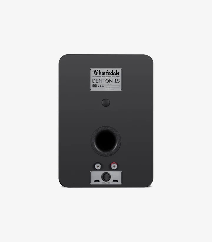 Wharfedale Denton 1S Standmount / Wallmount Speaker - Pair (Black)