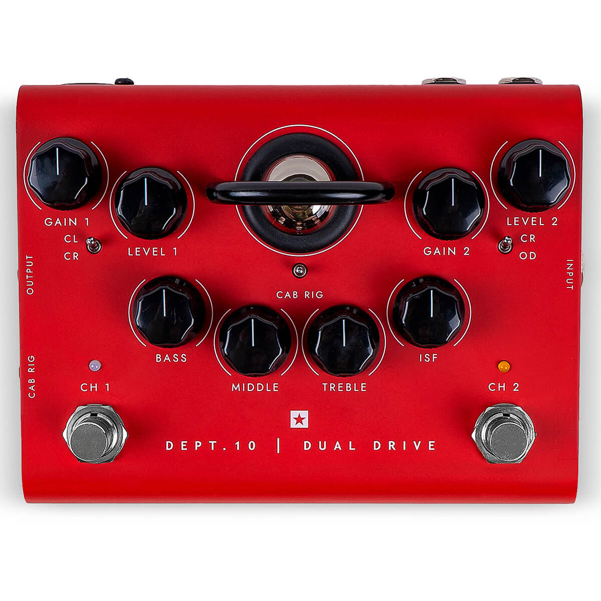 Blackstar Dept. 10 Dual Drive Pedal - Red (Each)