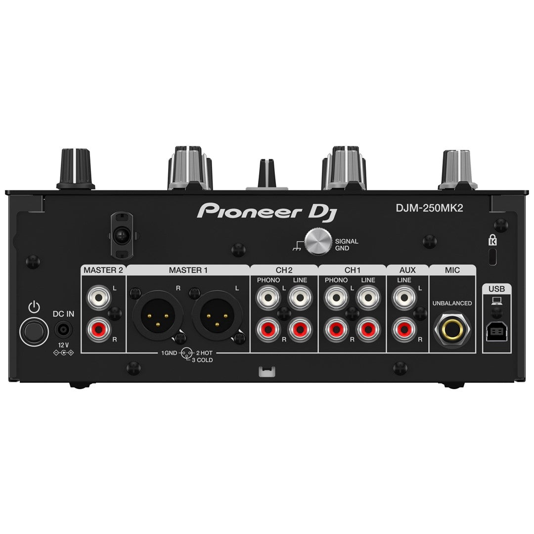 Pioneer DJ DJM-250MK2 2-Channel DJ Mixer (Black) + Pioneer DJ DDJ-SP1 Sub Controller for Serato DJ Pro (Black)