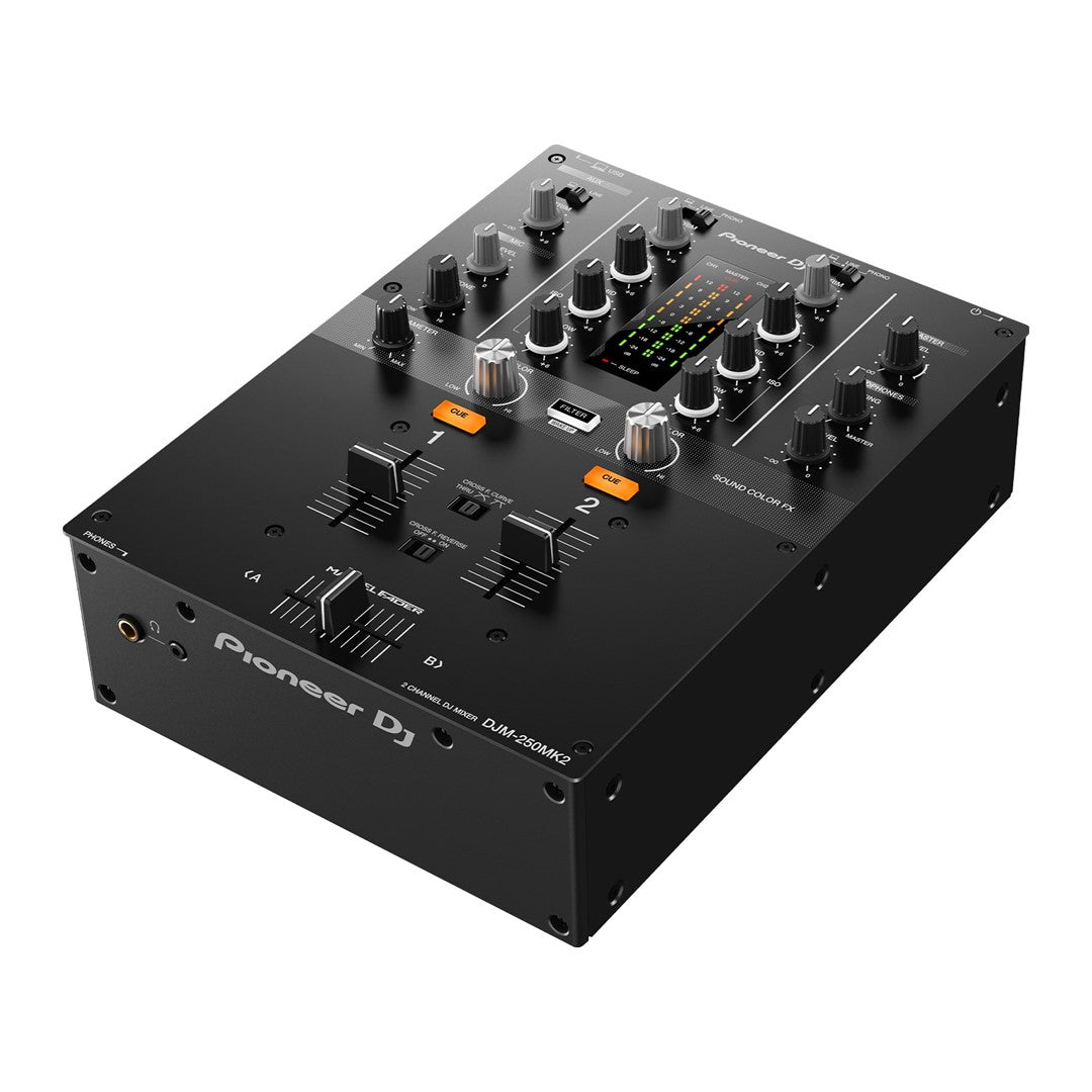 Pioneer DJ DJM-250MK2 2-Channel DJ Mixer (Black) + Pioneer DJ DDJ-SP1 Sub Controller for Serato DJ Pro (Black)