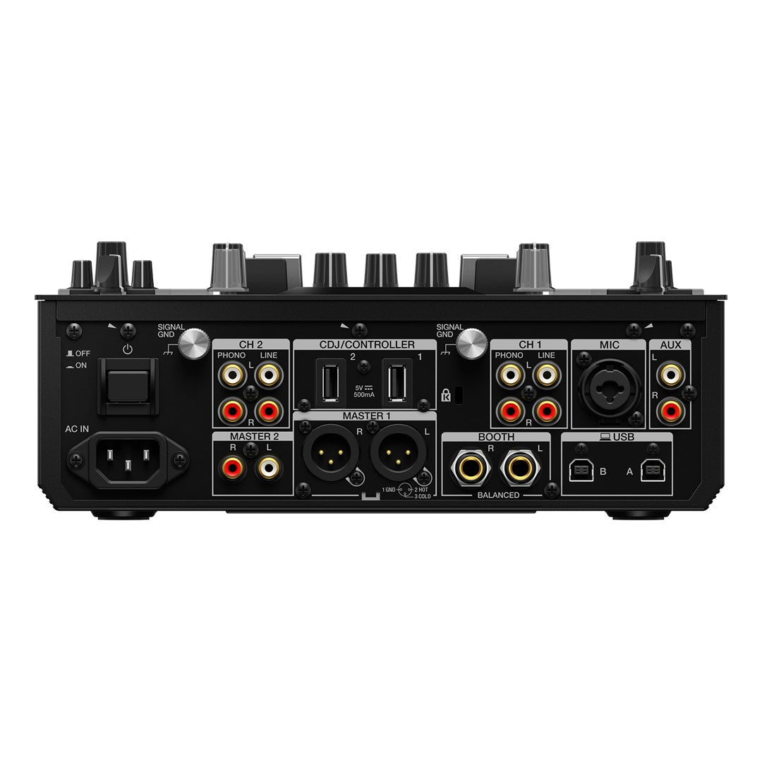 Pioneer DJ DJM-S11 Professional Scratch Style 2-Channel DJ Mixer (Black) + Pioneer DJ DDJ-SP1 Sub Controller for Serato DJ (Black)