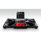 Pioneer DJ DJM-S5 Scratch-Style 2-Channel DJ Mixer (Black & Red) + Pioneer Dj DDJ-SP1 Sub Controller for Serato DJ (Black)