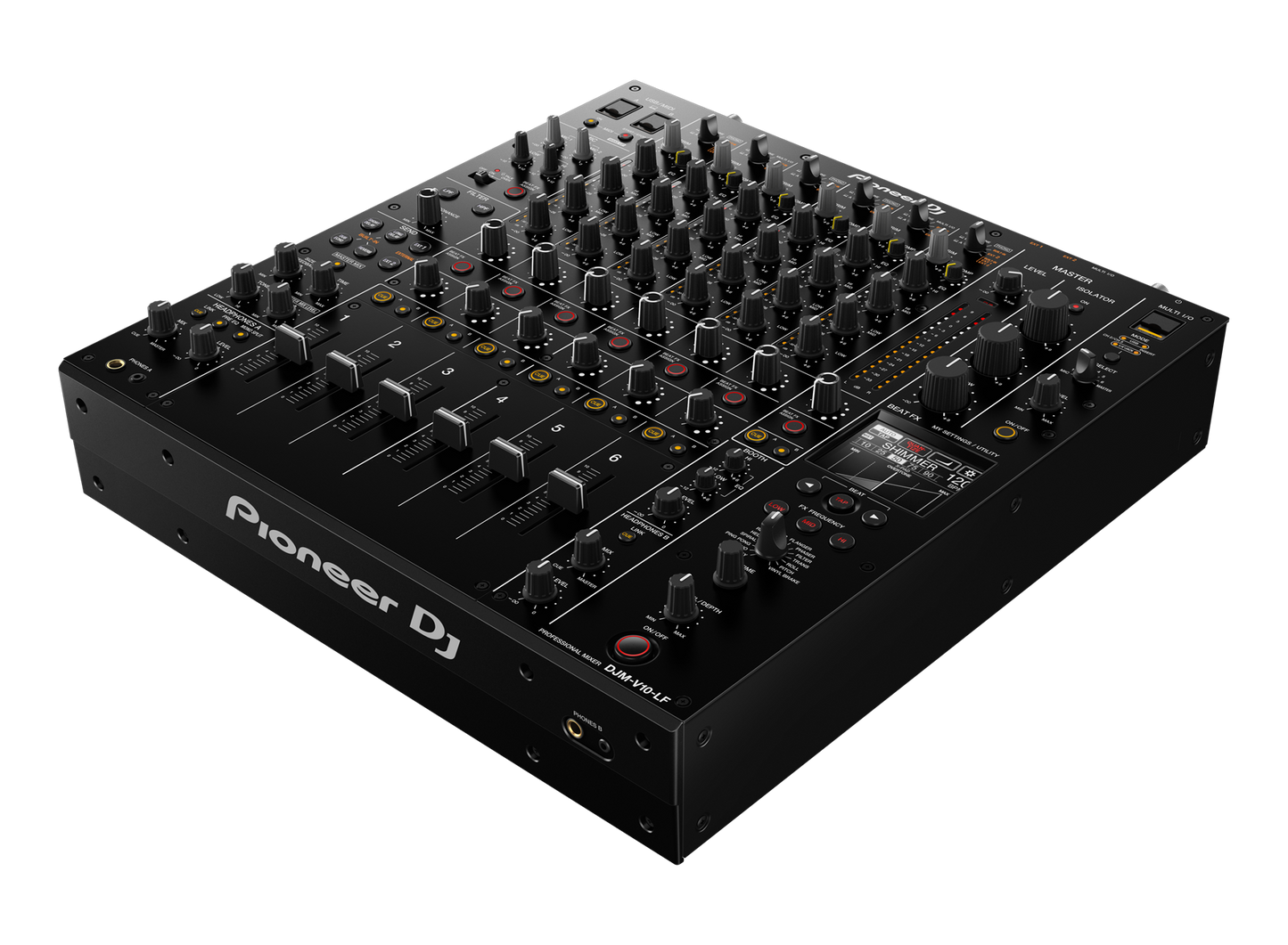 Pioneer DJ DJM-V10-LF Creative style 6-channel professional DJ mixer with long fader
